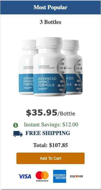 Advanced Amino Formula 3 bottles